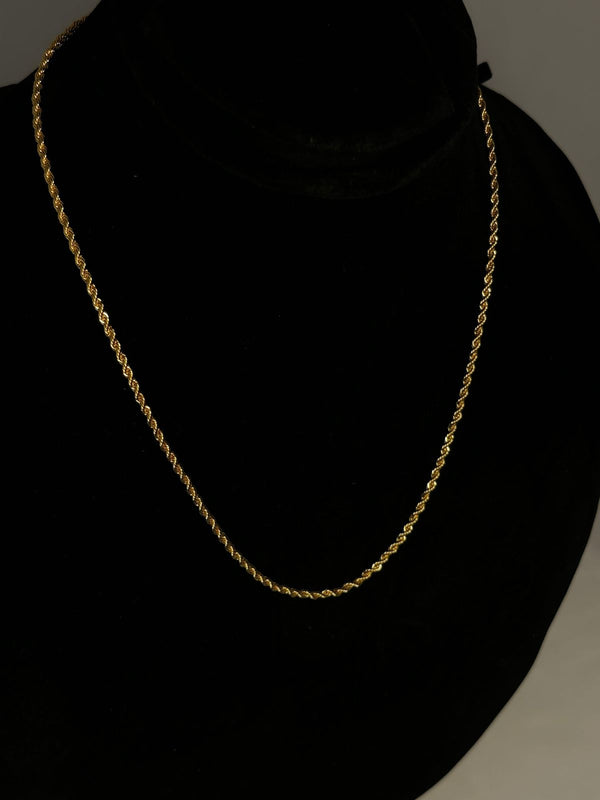 Everyday Classic Rope Chain - Fine Gold-Tone Necklace